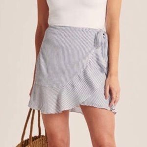 Abercrombie Ruffle Wrap Mini Skirt